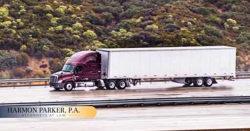 Truck Driving on Highway